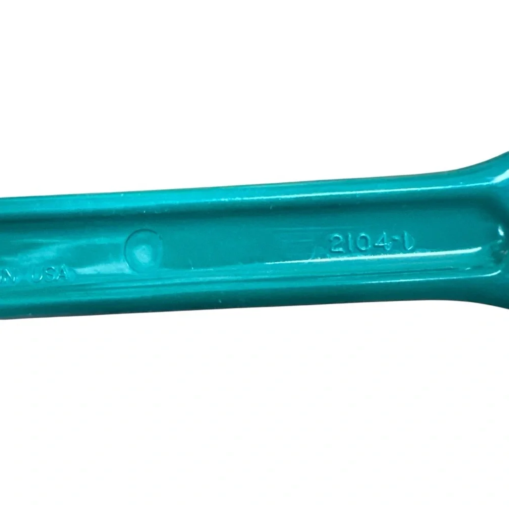 Robinson Ultratemp Green Serrated Spatula Flipper Turner #2104 - Made in USA